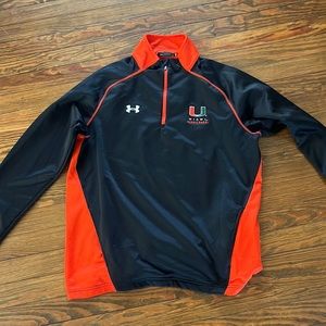 Miami Hurricanes Under Armor Quarter Zip